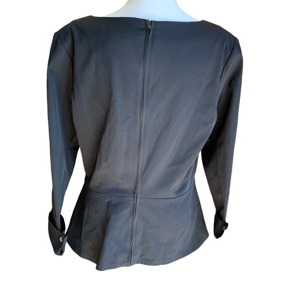 Tadashi Shoji Elegant Twist Front Jeweled Top, Sz. 14,‎ EUC - Picture 6 of 12